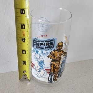 Vintage Star Wars Cup 1980 Collector Series King CocaCola Drinking Glass 6" Mug